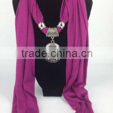 2014 Women Fancy Jewelry scarf with charm