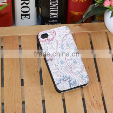 Custom phone leather case /Blank leather cell phone case for iPhone 4/4S /mobile phone case factory