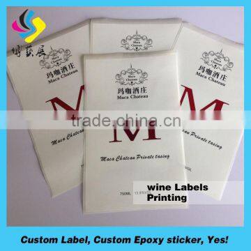 Top quality printing custom product packaging label sticker snack