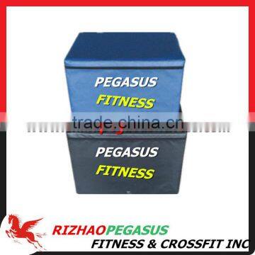 Soft- Foam Plyometric Jumping Box Black color and Blue Color