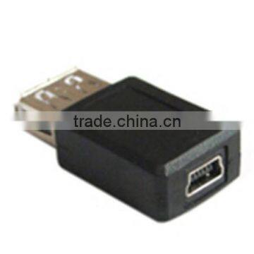 Female USB 2.0 A type to Mini usb 5pin female adapter cabletolink top quality