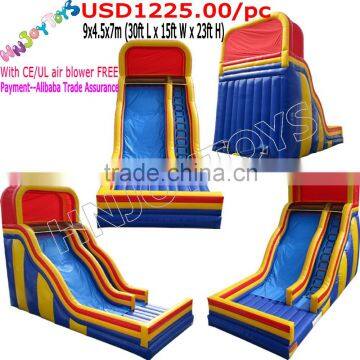 Giant Slide for Sale, Dry Slide Rental, 23' Inflatable Slide photo-2