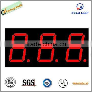 led sign 7 segment led display 3 digits car led message display