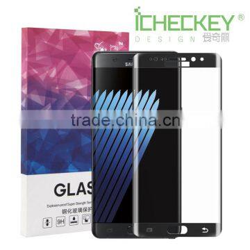 New 9H hardness Anti scratch Anti-bacterial Smartphone HD Tempered glass screen protector for Samsung galaxy Note7