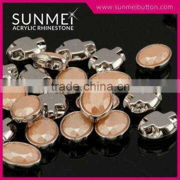 Buying in Bulk Oval Shaped Pearl Sewing Stones for Coat Decoration