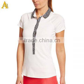 factory cotton custom women polo shirt design