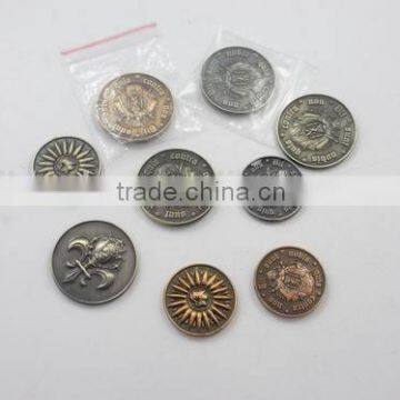 Antique Imitation Style and Souvenir Use Cheap Custom Medals,Challenge Coin,zinc Alloy Coin