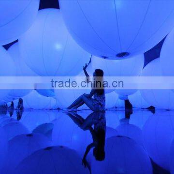 led light advertising balloon for event, interactive inflatable colored party ball