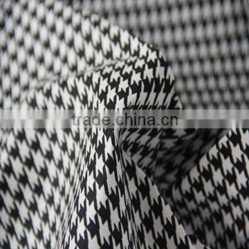 black white check fabric cotton textile fabric