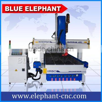 ELE 1330 High Z travel atc cnc 4 axis , cnc router engraver machine , with hsd air cooling spindle