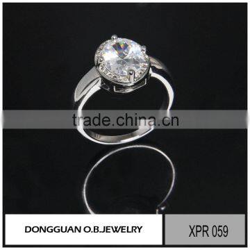 Wholesale Diamond Ring Pave Setting Jewelry Ring S925 Sterling Silver Rings photo-5