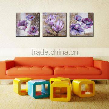 Hot Selling Modern Art Canvas Flower Oil Painting