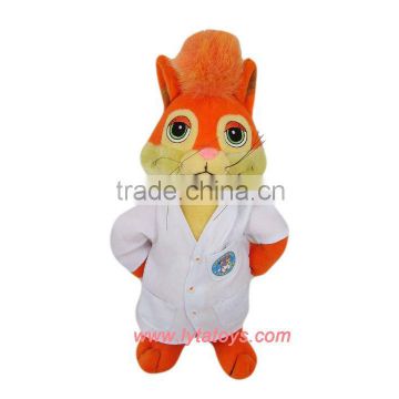 Plush Squirrel Doctor