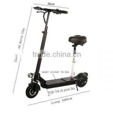 Electric Scooter New Products 2016 250w Jack Hot Scooter Carbon Fiber Frame Two Wheel Mini Electric Scooter photo-2