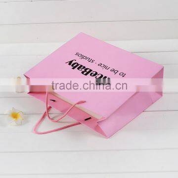 Famous brand shopping paper bag with logo printing