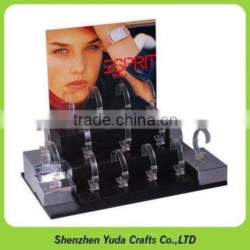 Desktop Design MDF Watch Display Stand Brand Watch Counter photo-3