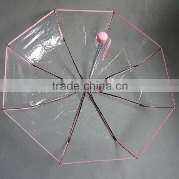 3 Folding Transparent Umbrella From China Umbrella Factory
