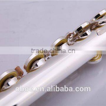 Musical Instrument 17 Open Holes Silver Plated Flute With Split E Mechanism Offset-G Keys and B Foot