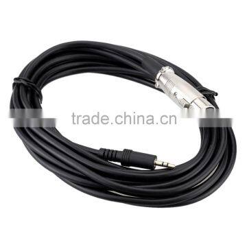 9.8ft / 3m XLR Female to 3.5mm Stereo Male Cable Wire for Phone Pad Smartphone Mixer Mixing Console Microphone Loudspeaker Com photo-6
