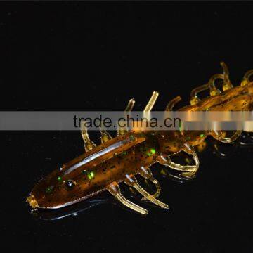 6Pcs Bionic Shrimp Prawn Bait Soft Bait Artificial Fishing Lure Fishing Tackle photo-2