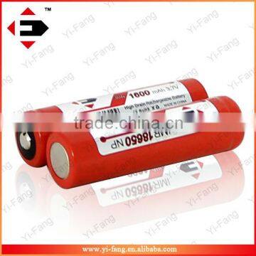 EFAN vapor batteries IMR18650 LiMn 18650 30A 1600MAH big mods power battery with button top battery price