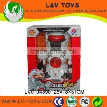 B/O toy Robot with sound & light & moving shooting eva bullet, Robot