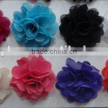 70mm Fashionable Chiffon Hair Flower (FCK-120470065)