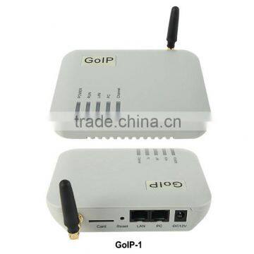 GSM VoIP GoIP Gateway GoIP-1 with SMS Support+Built-in Encryption+SIP Base (Quad band 850/900/1800/1900MHz) GOIP-1