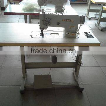 Double Needle Double Feed Lockstitch Glove Sewing Machine photo-2
