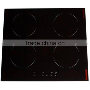 Double burner induction cooker,heat resistant ceramic cooker top glass