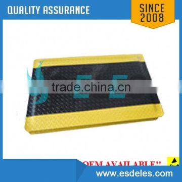 Yellow black EVA esd antistatic anti-static anti fatigue anti-slip anti-fatigue foam floor mat mats