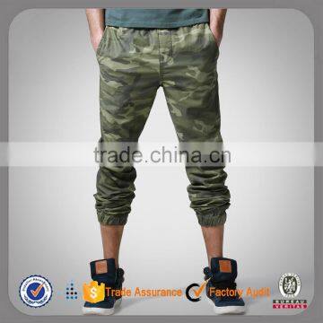 Men Wholesale Fashion Custom Cotton Drop Crotch Camo Jogger Pants photo-2