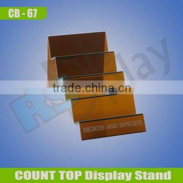 Acrylic step plinth display for sunglasses