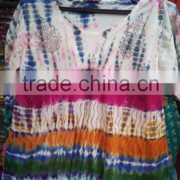 Khadi block print top