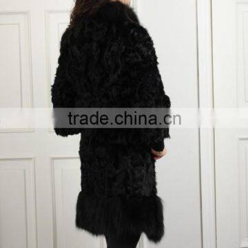 2015 Hot Selling on Fashion Lamb Fur Coat for Ladys