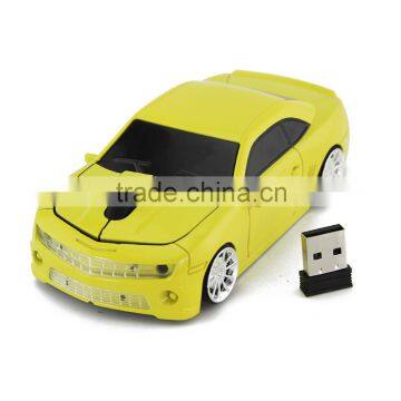 OEM Logo Printing Promotional Gift Wireless Bumblebee Car Mouse