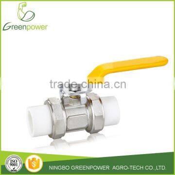 Two-way Type PP-R Cube Brass Ball Valve