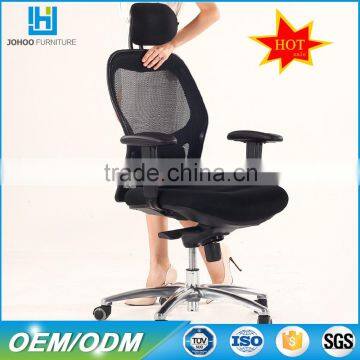 High Quality Ergonomic Purple Red Mesh Office Chairs for Lady