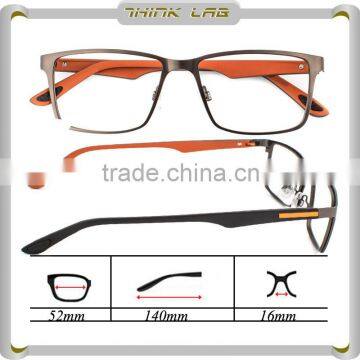 OEM fasion gentleman stainess steel optical glasses frame