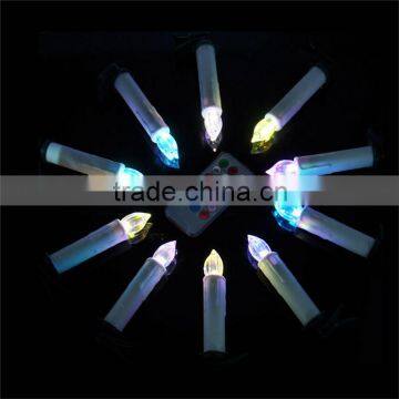 Electric Candle Light 12 Color Change Flicking Tea Light for Wedding photo-2