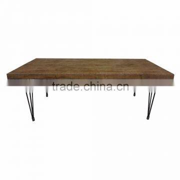 home made dining table,industrial dining table