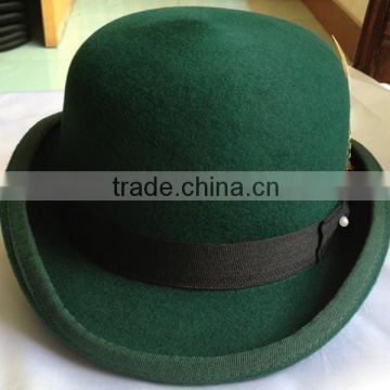 green derby bowler hat