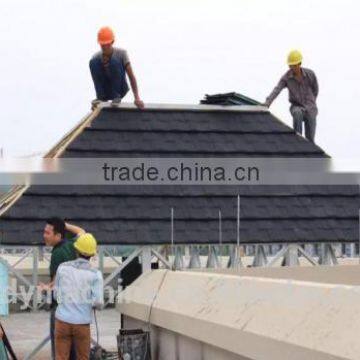 High quality stone coated metal steel roofing styles installation in China