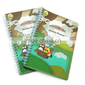 Cute Cheap Sprial Binding Paper NotebookS for School