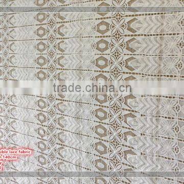 100% cotton quality chemical lace curtain