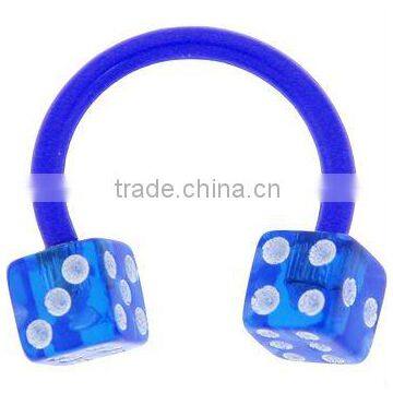 bioplast Blue dice Circular CBR ring