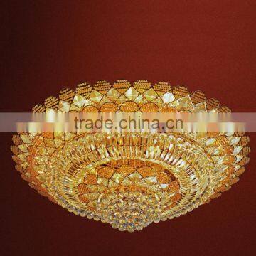 Mosque crystal glass pendants parts for chandelier