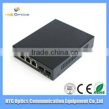 Manufacture Supply Fiber Optic Media/video SFP converter for network solution