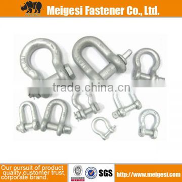 European Straight Dee Shackle Forged Rigging Fastener