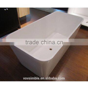 European style Actual Manufacturer Solid Surface vertical bathtub